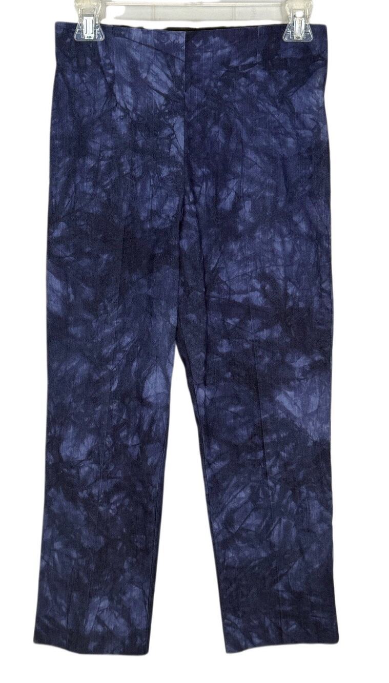 Equestrian Designs Womens Vintage Blue Bobbie Crop Pants Size Petite NEW